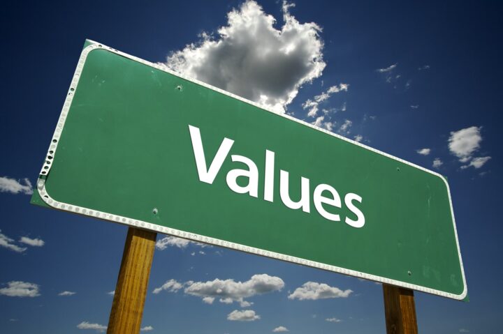 Values on a Roadsign